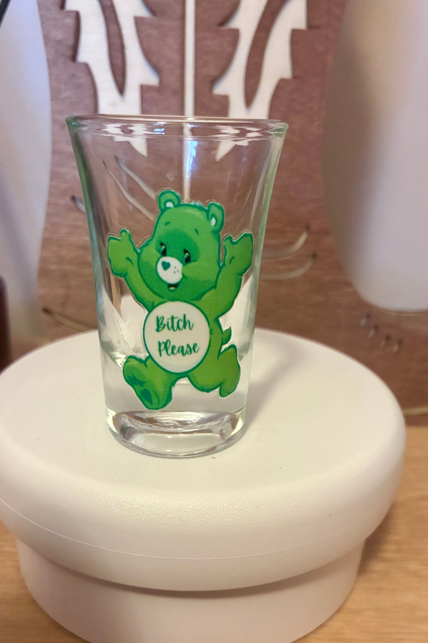 Swear bears shot glass #1