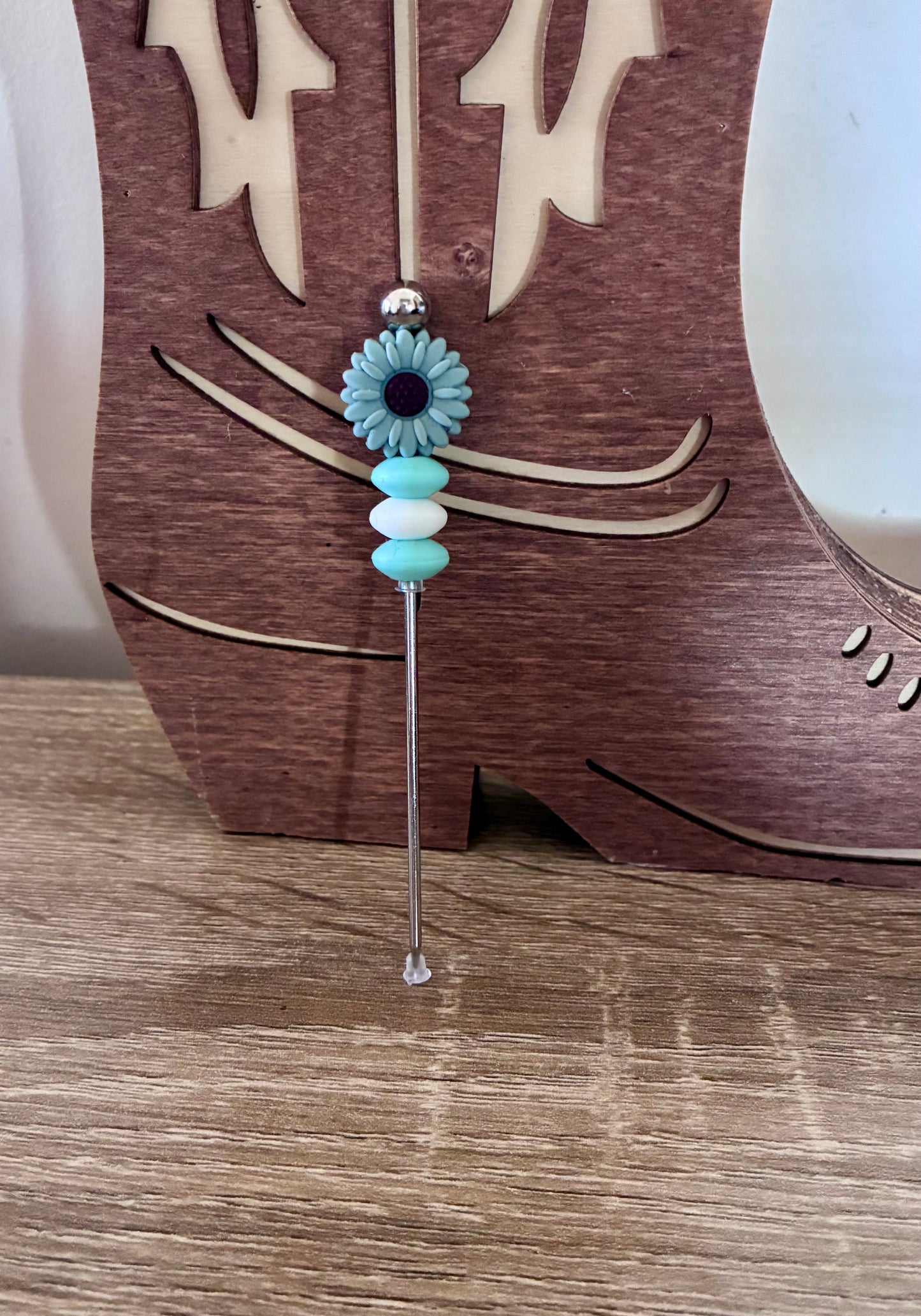 Teal flower *small*