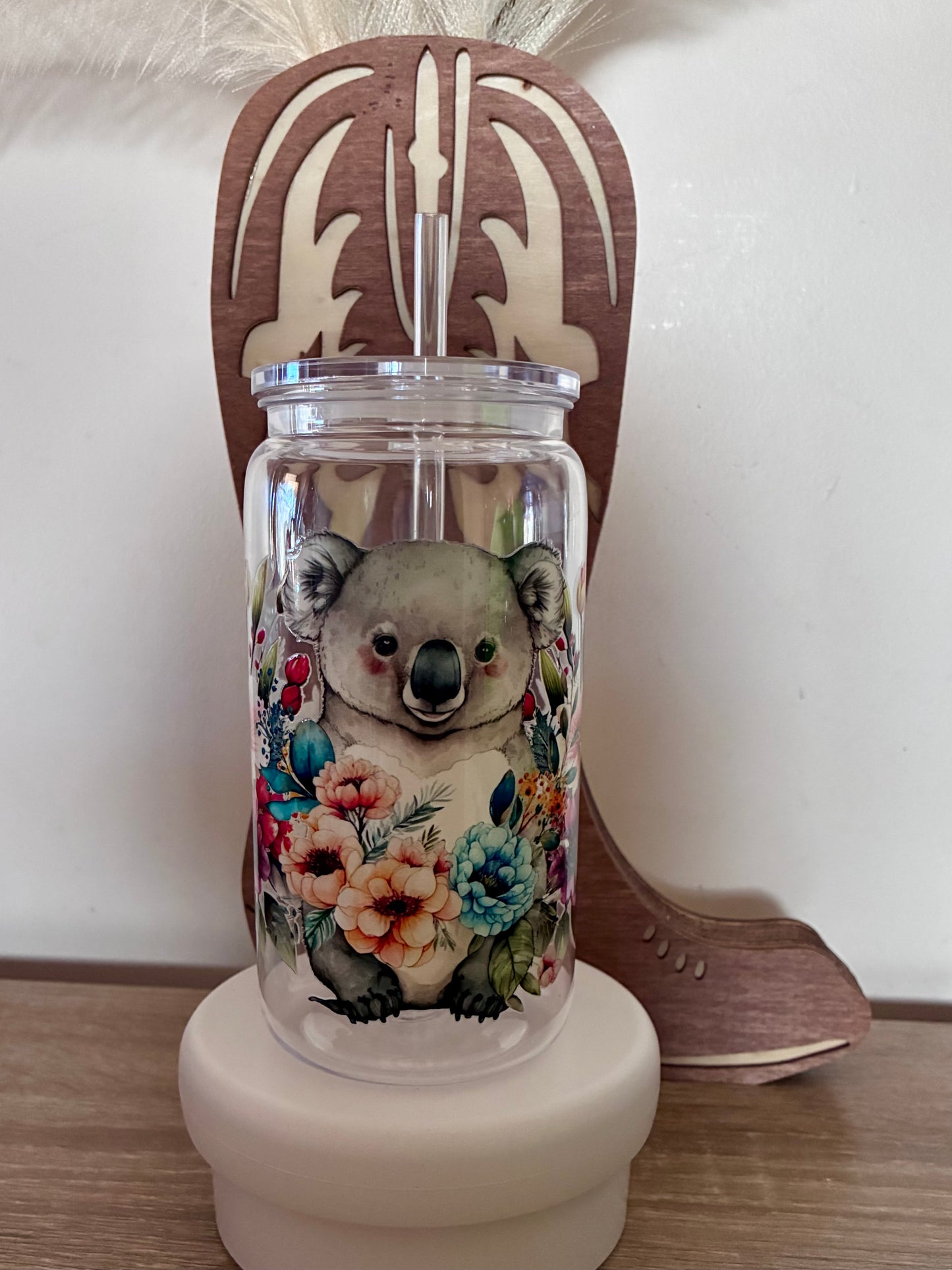 Koala acrylic tumbler