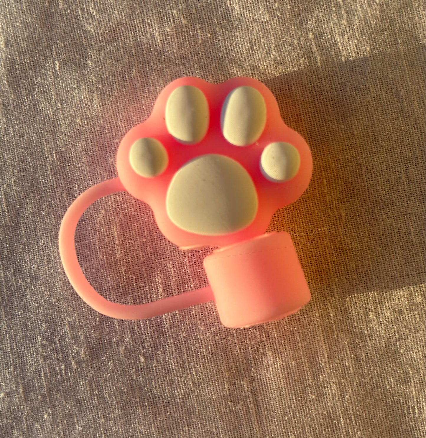 Cute paw straw topper #5