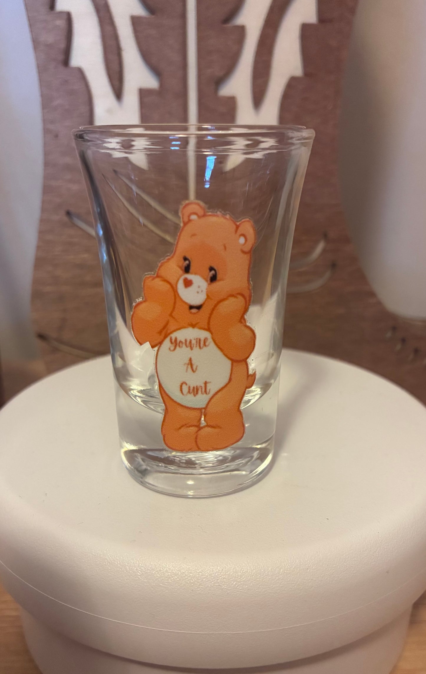 Swear bear shot glass #4