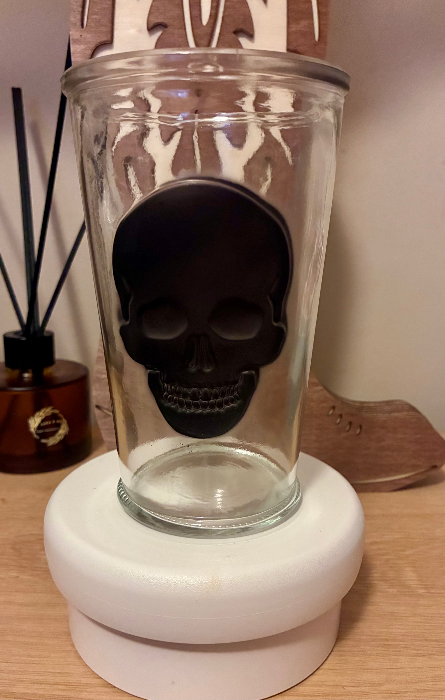 Skull glass cup #1