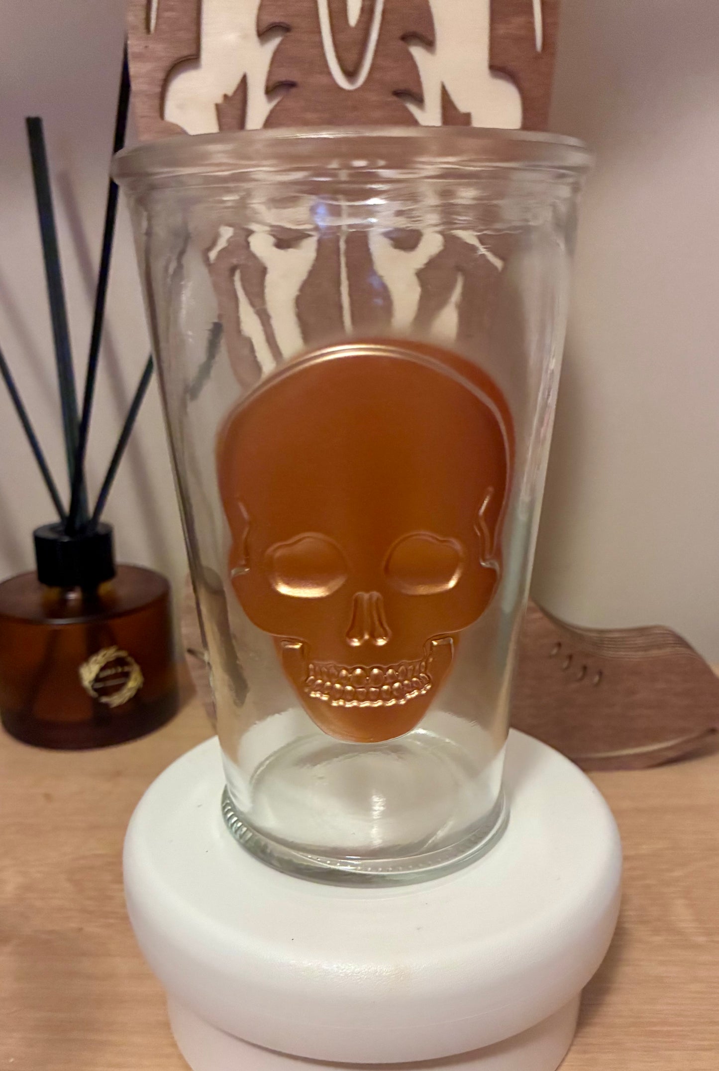 Skull glass cup #4