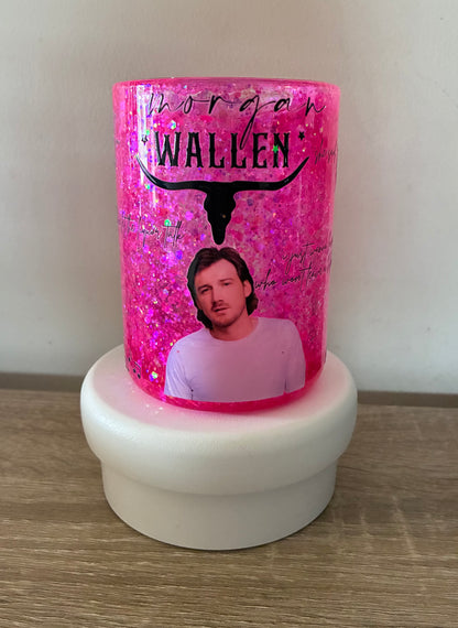 Morgan Wallen snowglobe mug