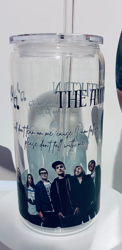 The Amity Affliction glass tumbler