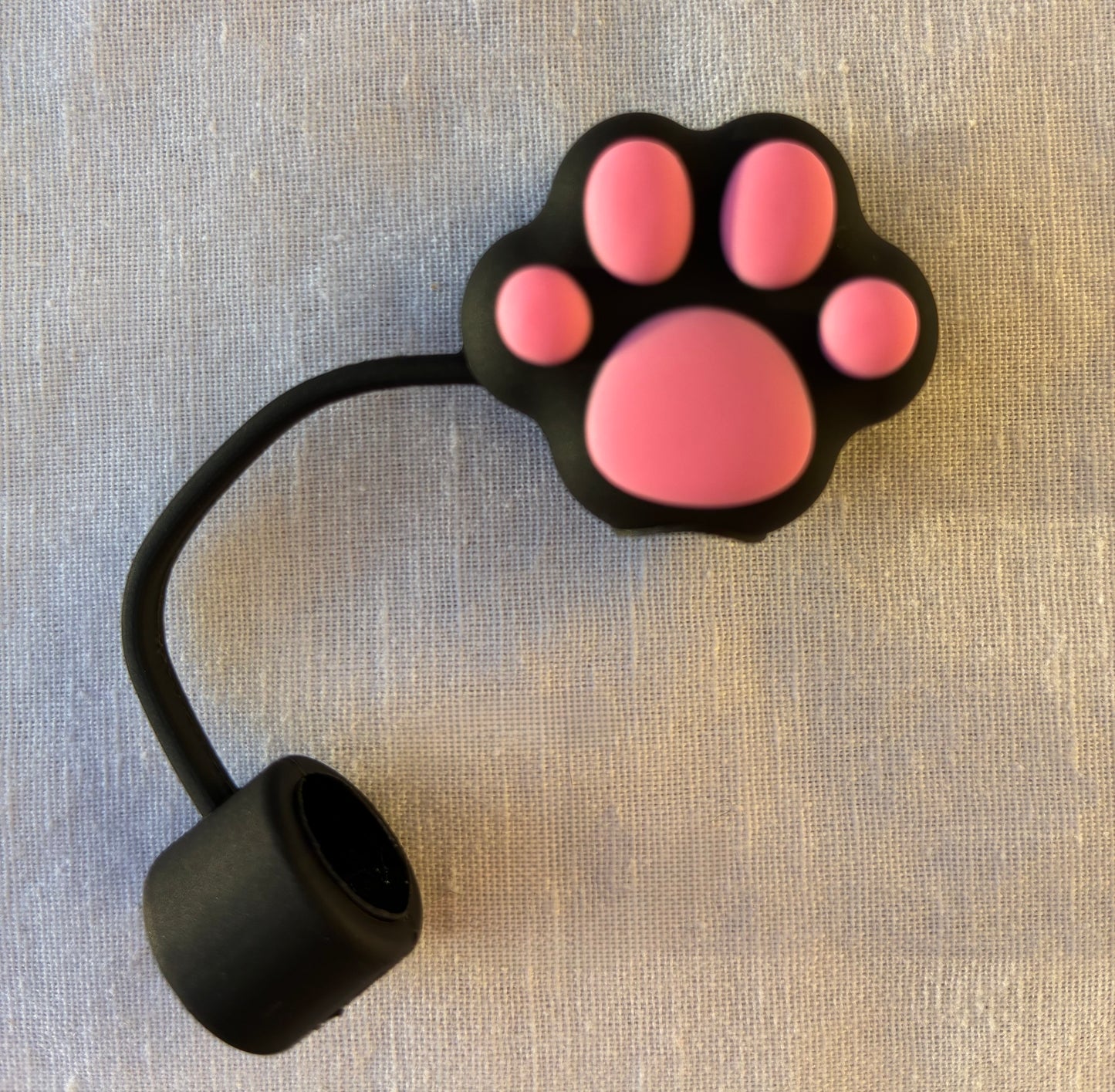 Cute paw straw topper #1