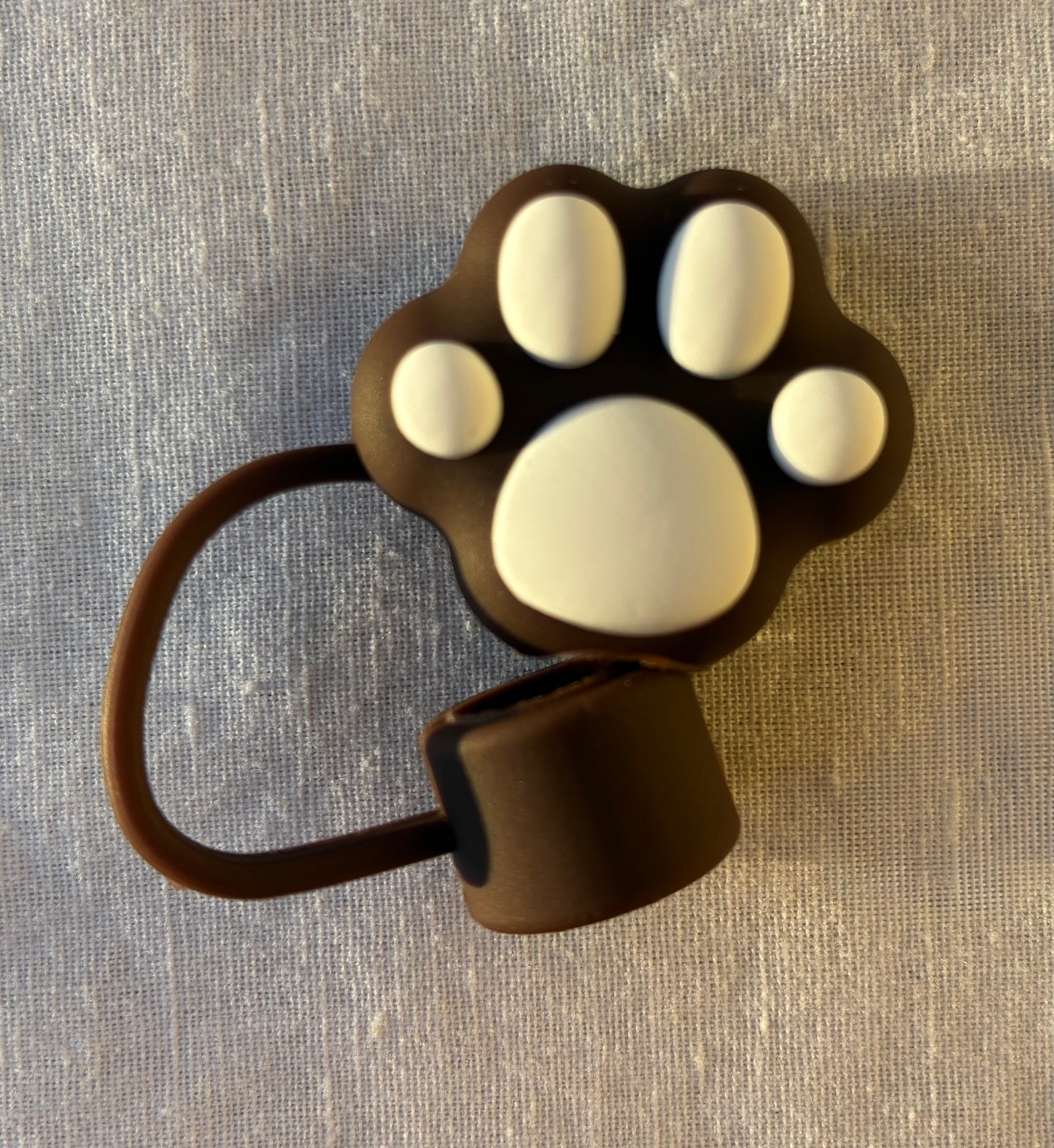 Cute paw straw topper #4