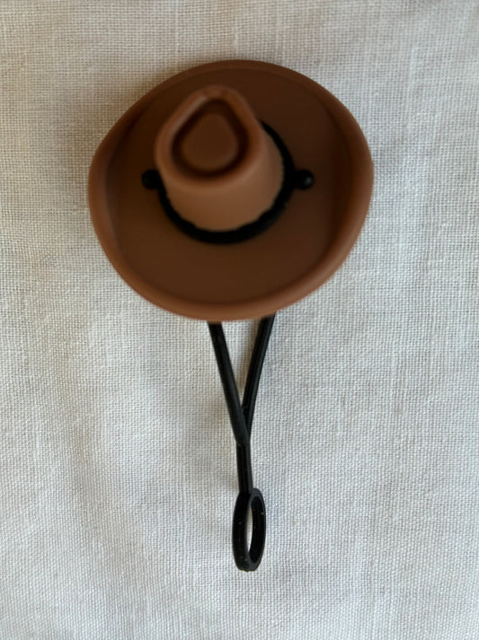 Cowboy hat straw topper #1