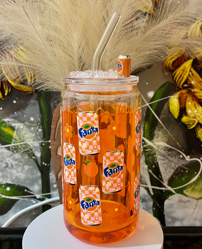 Fanta snowglobe tumbler
