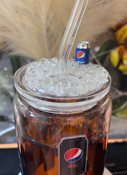 Pepsi snowglobe tumbler