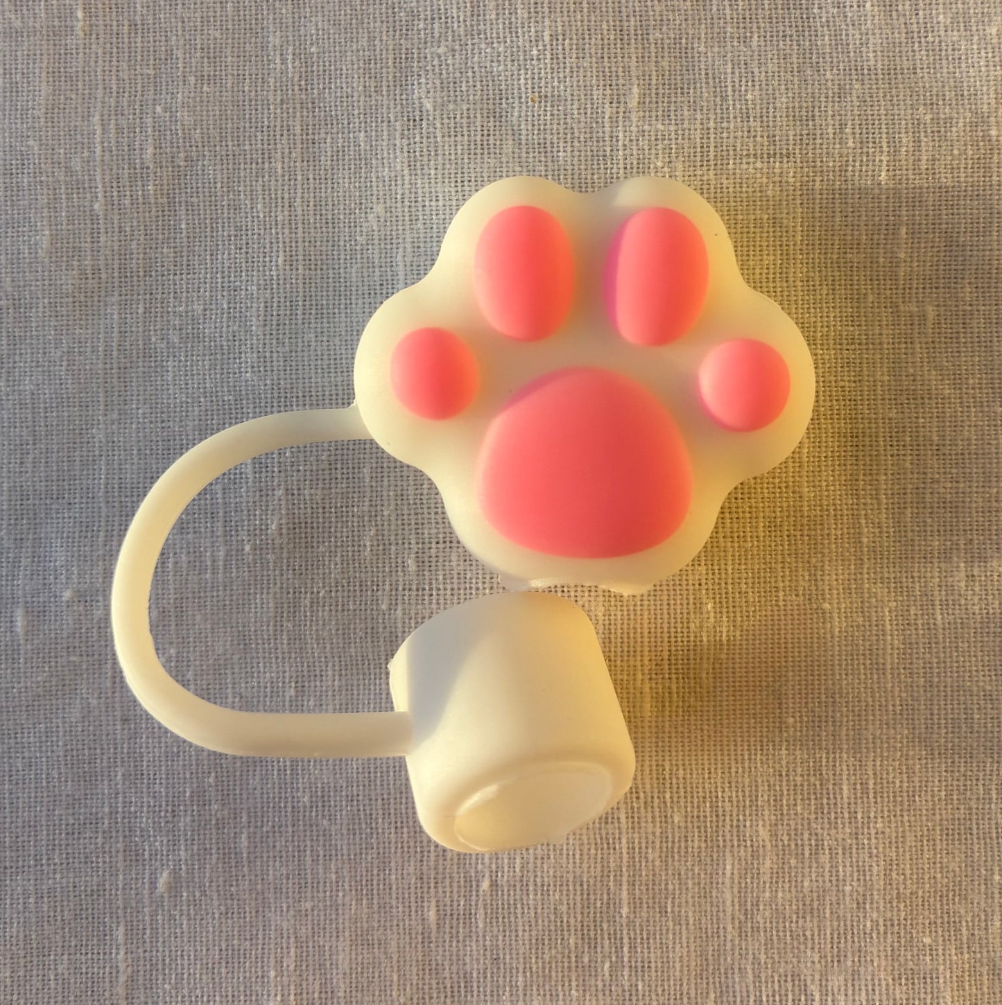 Cute paw straw topper #2