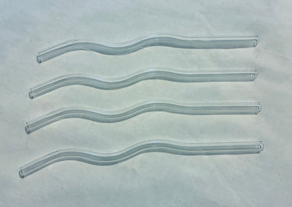 Glass Wave straws