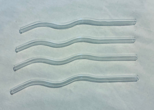 Glass Wave straws