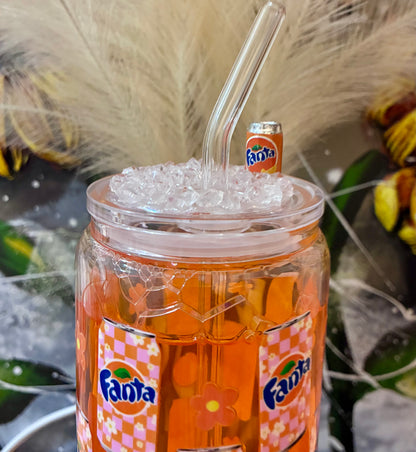 Fanta snowglobe tumbler