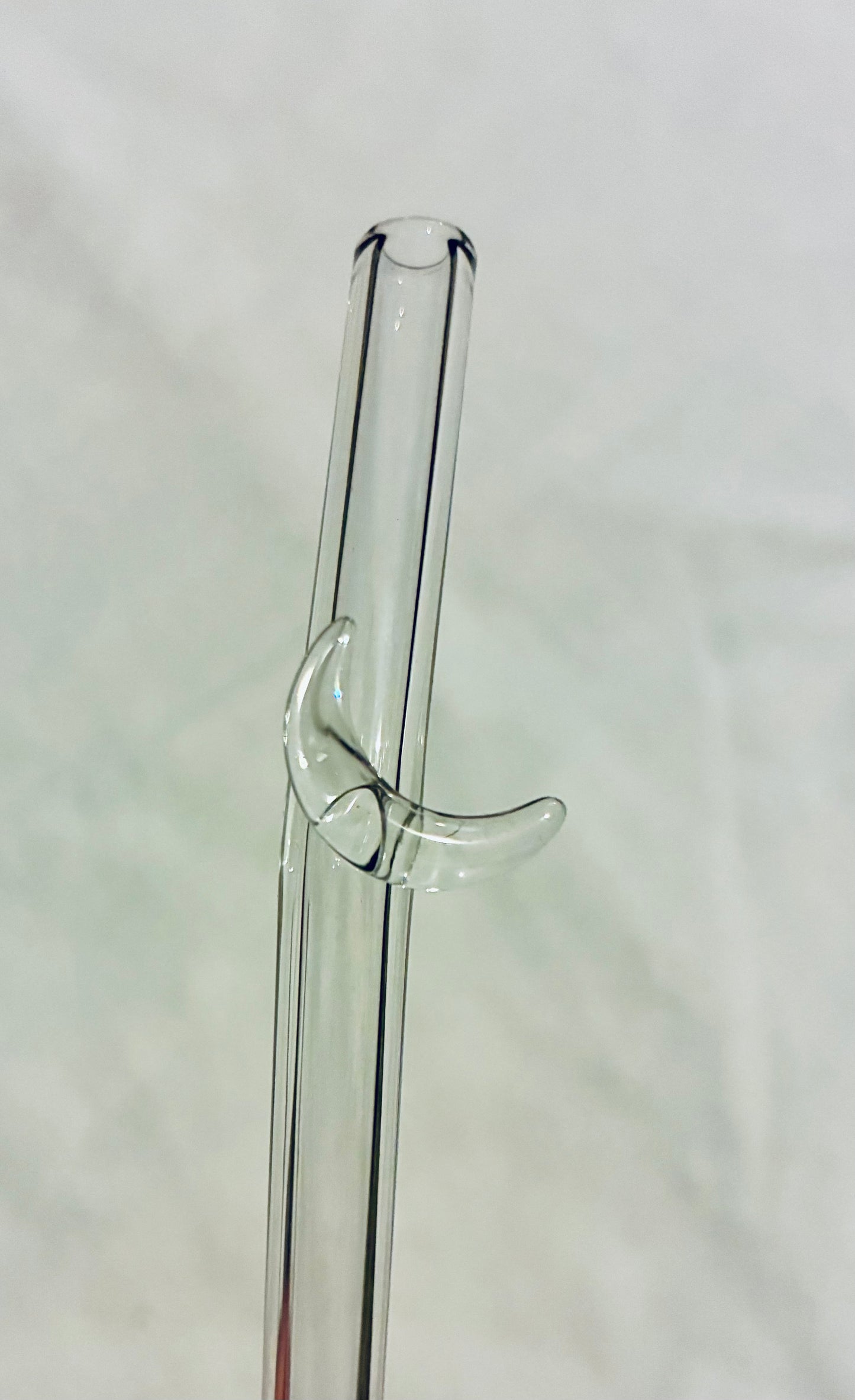 Clear Glass moon staw
