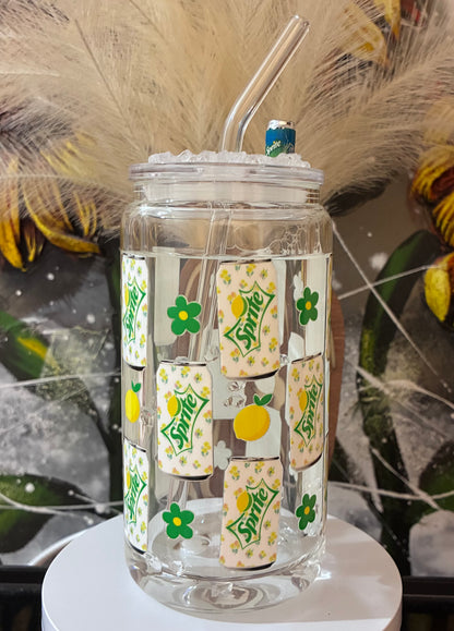 Sprite snowglobe tumbler