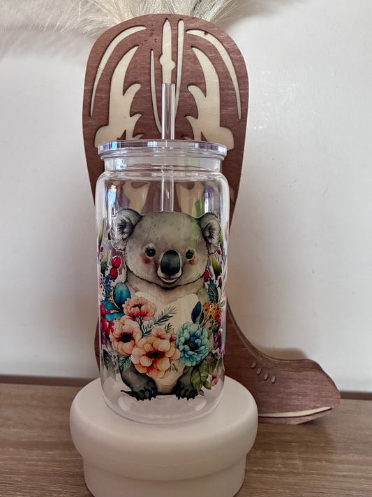 Koala acrylic tumbler