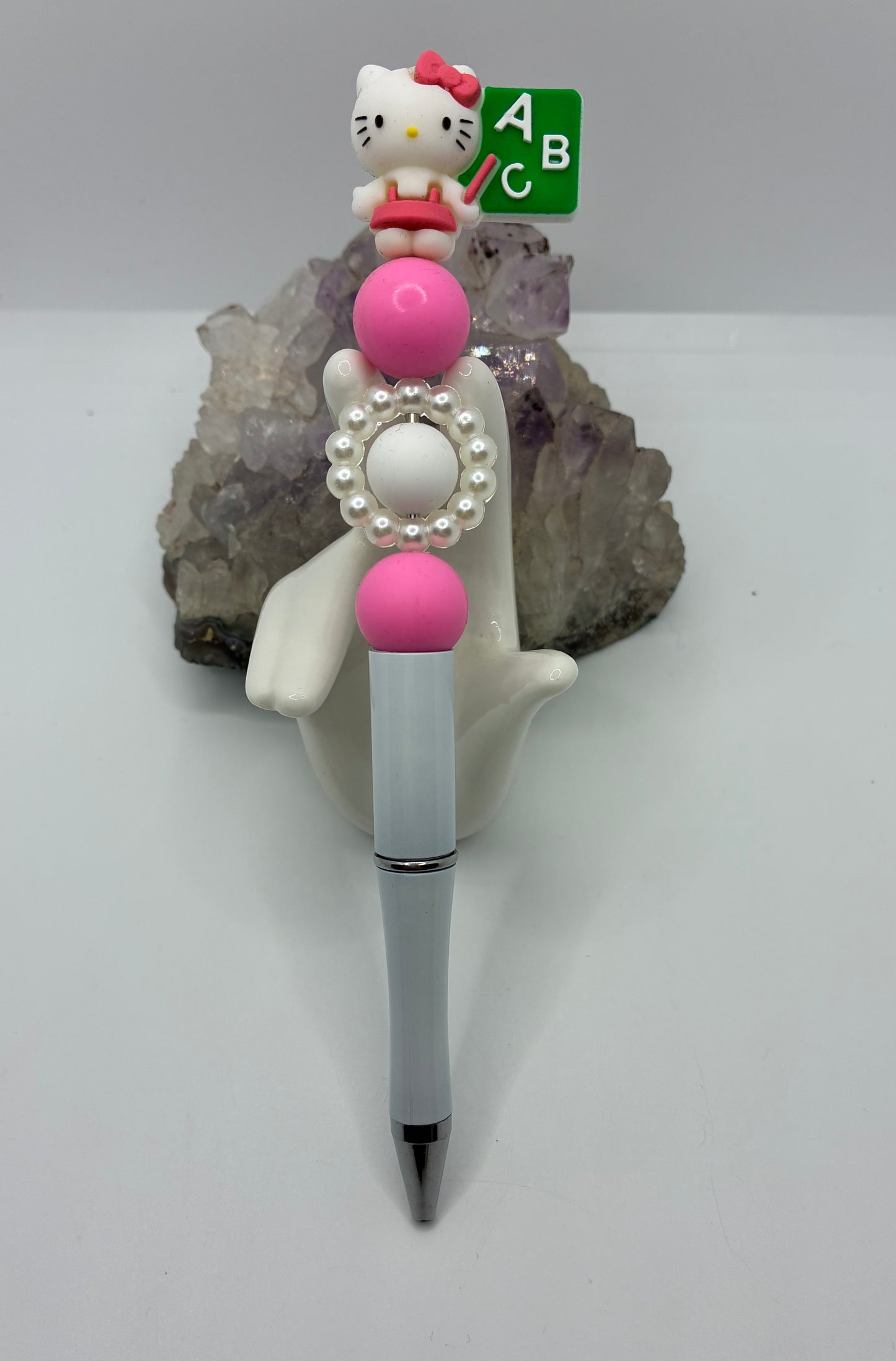 Beaded hello kitty #1 pen