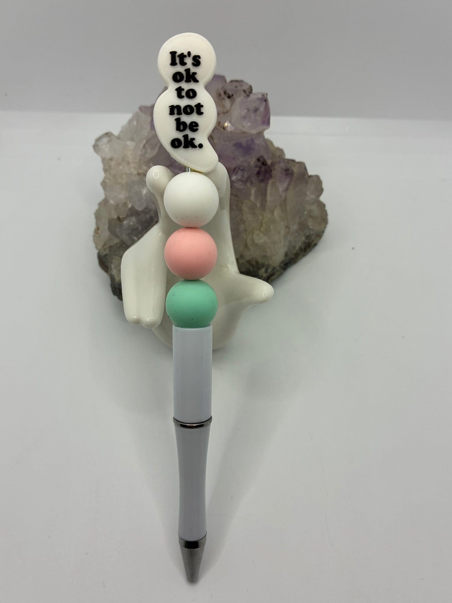 Beaded mental health pen #1