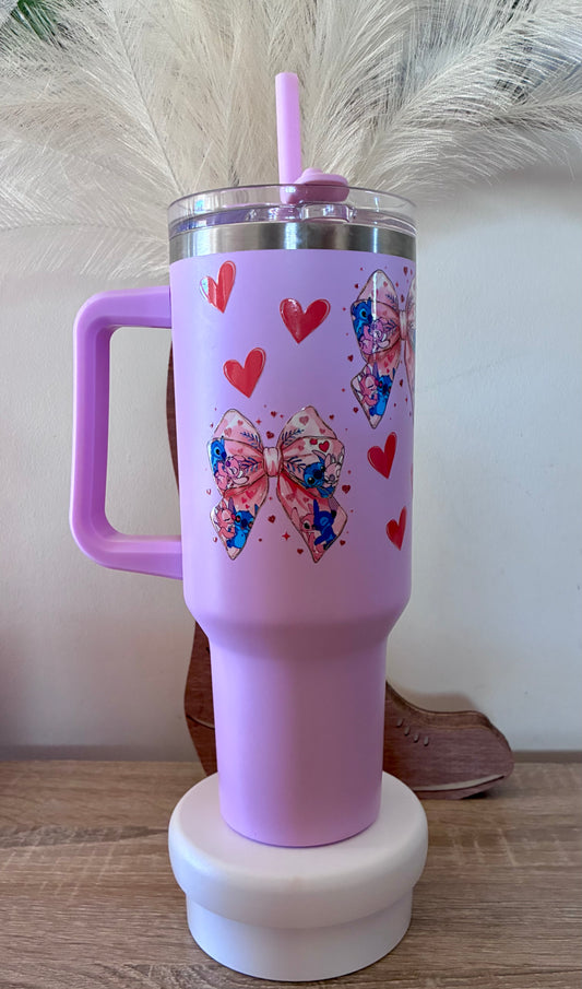 Stitch travel mug