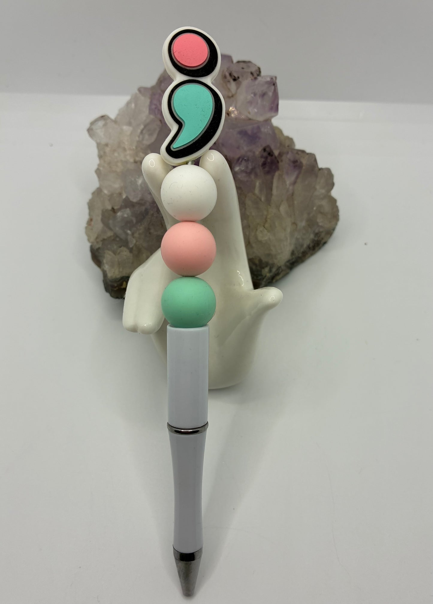 Beaded mental health pen #1