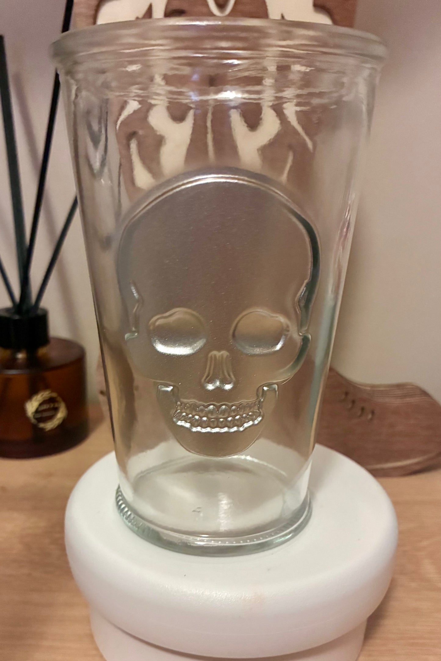 Skull glass cup #2