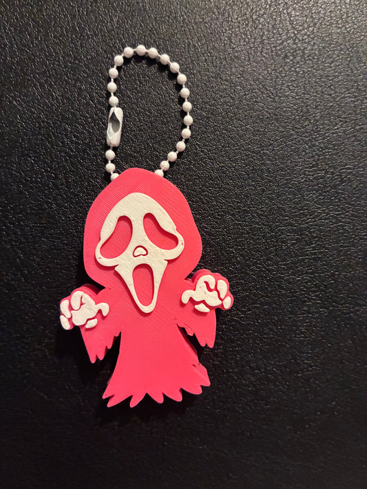 Pink ghostface nail saver