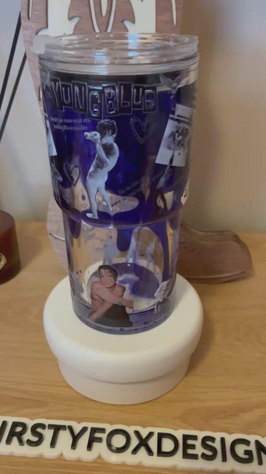 Yungblud lava drip tumbler